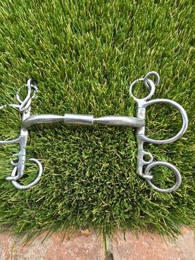 Toklot English roller snaffle  w shanks